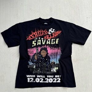 Official Metro Boomin Heroes & Villains Comic Tee - 21 Savage - Mens Size Large